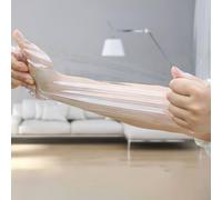 Honseadek Pellicola isolante antivento per finestre, kit di tenuta termica con materiale PE, tappo trasparente riutilizzabile per protezione invernale dal freddo e dalla polvere (120 x 180 cm)