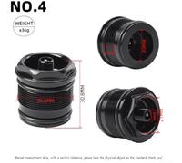 Honseadek Per valvola forcella dado montaggio filettatura 28,3 su 30,3 su 32,3 x 1,0 mm in lega di alluminio per forcelle pneumatiche con nucleo valvola Av sostituibile (30,3 x 1,0 mm B)