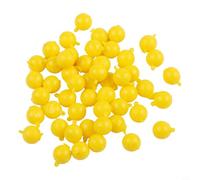 Honseadek Perle artificiali galleggianti per pesca alla carpa, in morbido silicone, ad alta elasticità, realistiche perline da 4 mm/5 mm, per acqua dolce e (5 mm)