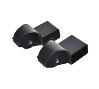 Honseadek Piedino di ricambio per vogatori, per Concept2 e Powerfun 500/550, rullo in plastica nera con prestazioni di rotolamento silenziose