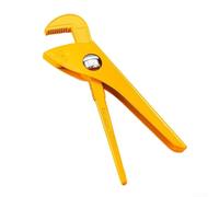 Honseadek Pinze per tubi regolabili a 90° per idraulica, pinze per pompa dell'acqua in acciaio forgiato resistente, con ganasce seghettate e arresto di sicurezza, compatibile con punta (300 mm)