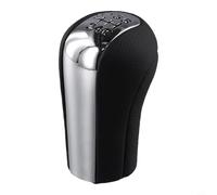 Honseadek Pomello del cambio a 5 marce per Verso Yaris, Aygo e Avensis, pomello del cambio manuale in pelle e metallo, compatibile con modelli 1992-2014 (6 velocità)