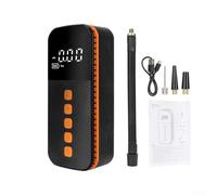 Honseadek Pompa ad aria senza fili ricaricabile per gonfiare rapidamente i pneumatici su scooter, moto, biciclette, con spegnimento automatico e display digitale