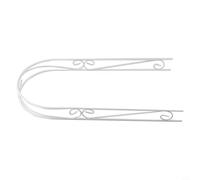 Honseadek Porta bianca arco da giardino in ferro bonsai 30x14cm decorativo ad arco in miniatura per casa delle bambole ornamento esterno mini scena modello semplice da posizionare pezzo unico