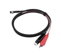 Honseadek Prolunga di alimentazione a 2 pin per mulinelli da pesca elettrici Daiwa e Miya 300/750mj, 1,5 mm², anima in rame puro con isolamento in PVC, colore nero Plus (2 m)