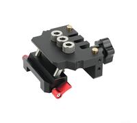 Honseadek Punzonatrice autocentrante per tasselli in legno Kit 3 in 1 con manicotti per trapano da 8 mm, 6 mm, 10 mm, in lega di alluminio CNC, strumento per tenone per tronchi rotondi 12-26 mm