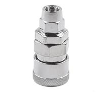 Honseadek Raccordo a sgancio rapido per compressore d'aria pneumatico in ferro zincato argento SP20 PP20 SM20 PM20 SH20 PH20 PH20 SF20 PF20 industriale (SP20)