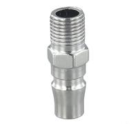 Honseadek Raccordo a sgancio rapido per compressore d'aria pneumatico in ferro zincato argento SP20 PP20 SM20 PM20 SH20 PH20 PH20 SF20 PF20 industriale (PM20)