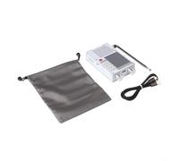 Honseadek Radio portatile DP666 con FM AM e onde corte, dotata di chip TEF6686 e display touch, tastiera numerica a scansione automatica ad alta sensibilità (bianco)