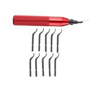 Honseadek Rb3000 Sbavatura Strumento Avere 10 Pz Legno Rosso Bk3010 Stoccaggio Stile Plastica per Metallo Per Manico Hss e Stampa 3D per la Finitura