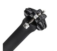 Honseadek Reggisella a testa dritta in fibra di carbonio per bici da strada e montagna per un facile trasporto in fibra di carbonio 3 K, misura media 27,2/30,8 oltre 31,6 mm di diametro, opzioni 3 (3K