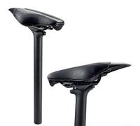 Honseadek Reggisella in fibra di carbonio per bicicletta, lunghezza 370 mm, design leggero, compatibile con MTB da strada, per modelli di bici da 27,2/30,8/31,6 mm (31,6-370 mm sku)