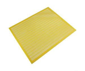 Honseadek Rete separatore per api regina delle api in polipropilene giallo, 50,9 x 41,9 cm, strumento professionale per la gestione dell'alveare per l'apicoltura, progettato per l'alveare Langstroth e
