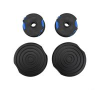 Honseadek Ricambio Trimmer e Cover Compatibile Linea Bauer 20115eb 8,2 m Bobina di Corda Doppio Nylon Avere 165 mm Diametro Quartetto Elettrico Pezzi (Bobina × 2COVER × 2)