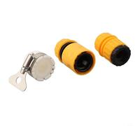 Honseadek Rondella turbo per tubo da giardino, strumento per lavaggio auto ad alta pressione e irrigazione da giardino con ugello regolabile a 360°, struttura in plastica e lega, 37 x 16 cm (B)