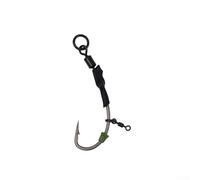 Honseadek Ronnie gruppo di pesca sub-line amo da pesca pesca pesca alla carpa esca galleggiante tipo 4X (figura otto anello più cerchio 8 #)