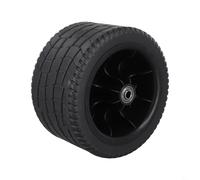 Honseadek Ruota di ricambio con doppio cuscinetto per carrello pieghevole da 17,8 cm, materiale PU, compatibile con la maggior parte dei carri, capacità di carico 250 kg (1)