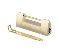 Honseadek Scatola decorativa di sicurezza in ottone anticato, serratura orizzontale per gioielli, mini armadietti, cassetti, chiave vintage, hardware tradizionale con cinese (ottone)