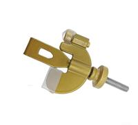 Honseadek Serratura antifurto portatile per viaggi e camere d'albergo, fermaporta autodifesa con chiusura di sicurezza per evitare ingressi non autorizzati (oro)