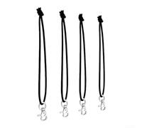 Honseadek Set 4 Cavi Safety Leash per Snowboard e Ciclismo | Capacità carico 55lb, per spessore 4mm, ideale per snowboard, sci , resistenza usura