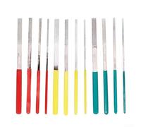 Honseadek Set completo da 12 pezzi piatti e obliqui per contusione con acciaio trattato 45 e manici morbidi ergonomici per il massimo comfort