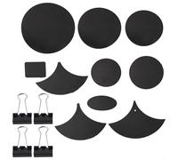 Honseadek Set di 14 cuscinetti silenziatori per batteria, per la riduzione del rumore, in gomma espansa, silenziatori per piatti, diverse dimensioni per batteria domestica, include clip per