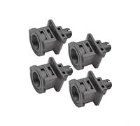Honseadek Set di 4 clip di fissaggio per piastra laterale per minigonna laterale, struttura in plastica, ricambio diretto, compatibile con 500 codice 51934464