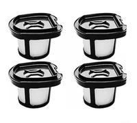 Honseadek Set di 4 filtri di ricambio per gomma per peli di animali domestici Bissell per aspirapolvere a mano, schiuma e filtri a rete, compatibili con 2284W, nero