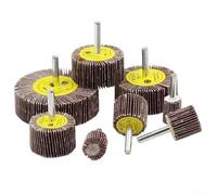 Honseadek Set di 5 dischi abrasivi per smerigliatura, grana 80, 16-40 mm, 1640 mm (30 mm)