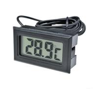 Honseadek Set di 6 termometri digitali per frigorifero, nero, da 50C a 110C | Campo di applicazione (preciso per il controllo della temperatura per il serbatoio del laboratorio del frigorifero per uso
