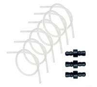 Honseadek Set di 6 tubi per latte in silicone alimentare per modelli Jura Ena e Impressa, 38 cm + 3 capezzoli, interno liscio, facile da pulire