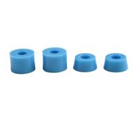 Honseadek Set di boccole coniche e cilindriche, kit di ricostruzione per camion skateboard, boccole in PU e coppe pivot per rondelle ammortizzatori longboard, distanziali per ruote (blu A)