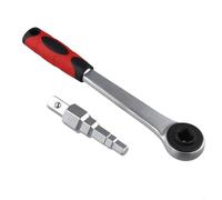 Honseadek Set di chiavi a cricchetto per radiatore in acciaio al carbonio, con chiave a gradini da 10-21 mm, compatibile con la maggior parte delle valvole dei radiatori, dei capezzoli e dei