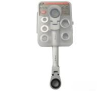 Honseadek Set di chiavi a cricchetto regolabili a doppia testa 7 in 1 con 72 denti reversibili in cromo vanadio per casa, garage e officina (testa attività)