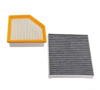 Honseadek Set di filtri dell'aria e filtro dell'aria dell'abitacolo, ricambio per modelli SUV compatti 2021-2023, plastica bianca e nera, montaggio diretto e installazione rapida