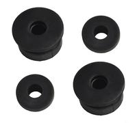 Honseadek Set di gommini per radiatore, in gomma nera, montaggio superiore e inferiore, compatibile con modelli Accord Civic CR-V