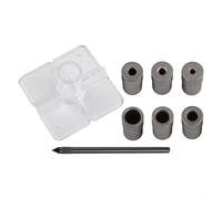 Honseadek Set di guide per trapano per la lavorazione del legno con boccole in acciaio temprato da 6 mm, 8 mm, 10 mm, per posizionamento dei fori, compatibile con superfici in legno e plastica