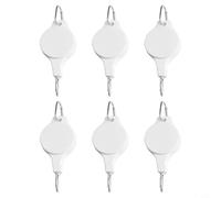 Honseadek Set di sei pulegge per piante con gancio ad altezza variabile con gancio per risparmiare spazio, puleggia per appendere gabbie per uccelli, piante da giardino, cesti per soluzione da