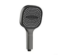 Honseadek Soffione doccia portatile ad alta pressione con 3 modalità di spruzzo e filtro integrato, struttura in ABS con ugelli in silicone autopulenti (grigio)