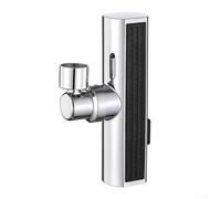 Honseadek Spruzzatore esteso per lavello con testa a spruzzo a tre modalità e testa girevole del rubinetto, ugello anti spruzzi con rubinetto a cascata da cucina e soffione doccia girevole per