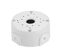 Honseadek Staffa base cavo per telecamere CCTV, in lega di alluminio, resistente alle intemperie, accessorio di montaggio per telecamera a cupola, 10 cm, 12 cm, per gestione delle giunzioni bianche