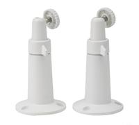 Honseadek Staffa di montaggio a parete regolabile in metallo per telecamere di sicurezza Ring Up Cam cablate e batteria HD, girevole a 360° e inclinazione di 90°, per interni ed esterni (bianco)