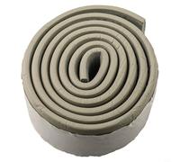 Honseadek Striscia adesiva per battiscopa autoadesiva 3D, decorativa, in schiuma di cotone, anticollisione, flessibile, 5 mm, spessore di 5 mm, miglioramento di 8 cm, colore grigio