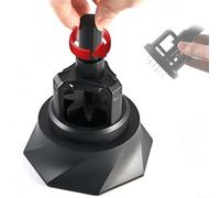 Honseadek Strumenti di pulizia per macchine da caffè - Spazzola distributore ad ago per caffè 51 53 58 mm compatibile, base rotante con setole dure in nylon per una profondità approfondita