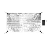 Honseadek Stuoia di picnic con il composto di tre strati del film di alluminio e del PE, il cuscinetto impermeabile e della prova dello strappo di Doublesided per all'aperto e campeggio