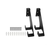 Honseadek Supporto per motosega, resistente, da parete, per motosega, in metallo, per garage, officina, resistente ai graffi, resistente alla ruggine, 2 pezzi