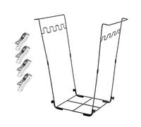 Honseadek Supporto per sacchi della spazzatura da giardino per sacchi da 30-45 galloni, supporto per la raccolta di foglie all'aperto con clip, telaio in plastica per sacchetti per rifiuti da cortile