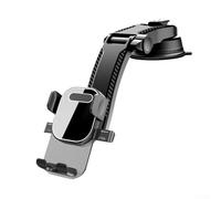 Honseadek Supporto per telefono da cruscotto auto, girevole a 360 gradi per smartphone, staffa regolabile antiscivolo compatibile con la maggior parte delle auto, (luminoso)