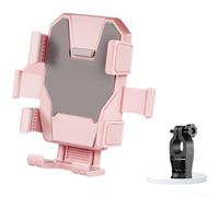 Honseadek Supporto per telefono da moto, rotazione a 360 gradi, antiurto, per scooter elettrico da 4,7 a 7,1 pollici, sgancio rapido One-Touch (K)