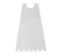 Honseadek Supporto trasparente per biciclette pieghevoli, espositore portatile in ABS con supporto per piedi, per mountain bike e bici da strada, nero (bianco)